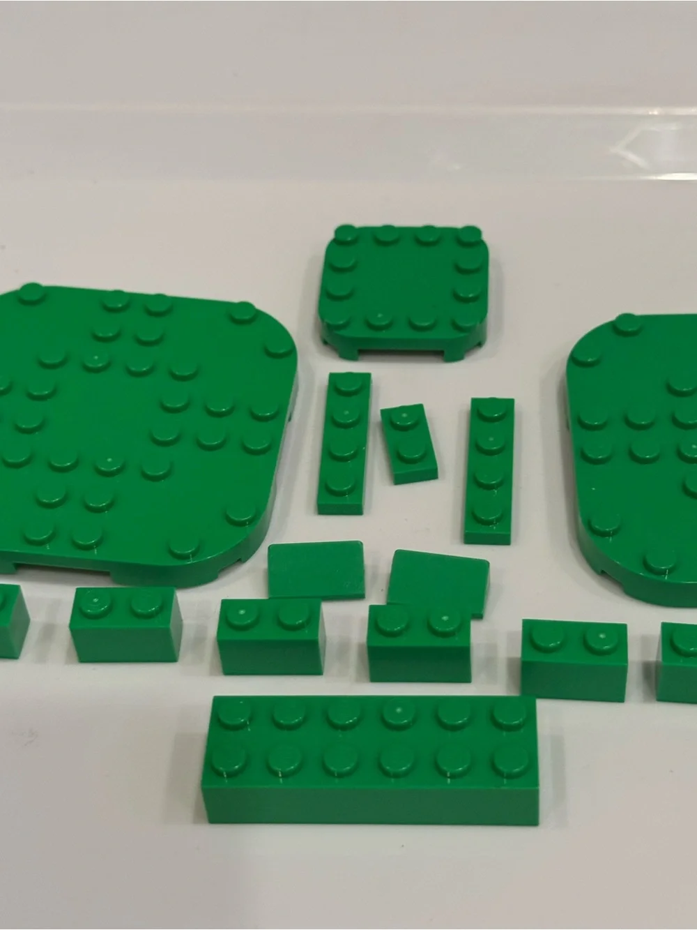 Lego green planks blocks pieces parts element lot
